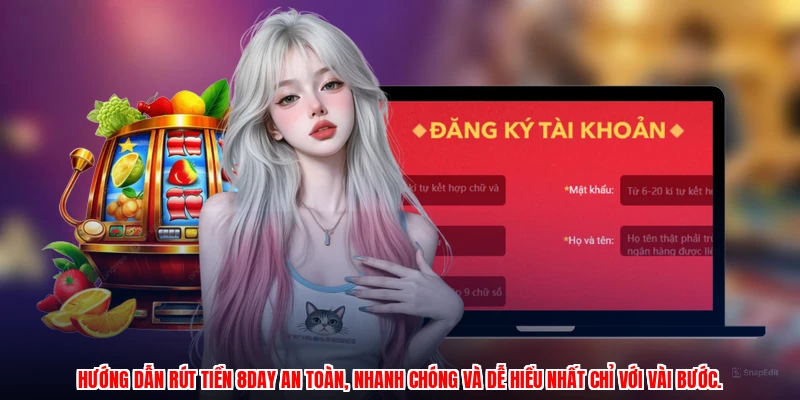 Hướng dẫn rút tiền 8DAY an toàn, nhanh chóng và dễ hiểu nhất chỉ với vài bước.