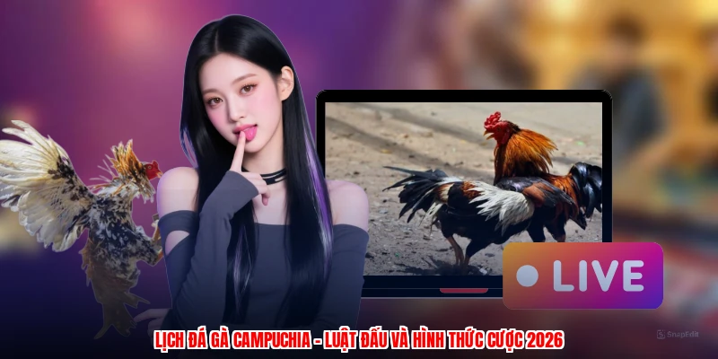 Lịch Đá Gà Campuchia - Luật Đấu Và Hình Thức Cược 2026